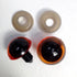 AussieSuperStore Art & Craft Essentials Amber Crystal Eyes 12mm (in 5 colours) Crystal Eyes 12mm (in 5 colours) | Doll Making Accessories E9CR12AM